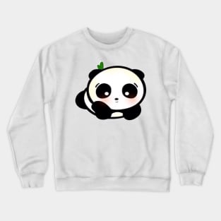 Cute Panda Boy Crewneck Sweatshirt